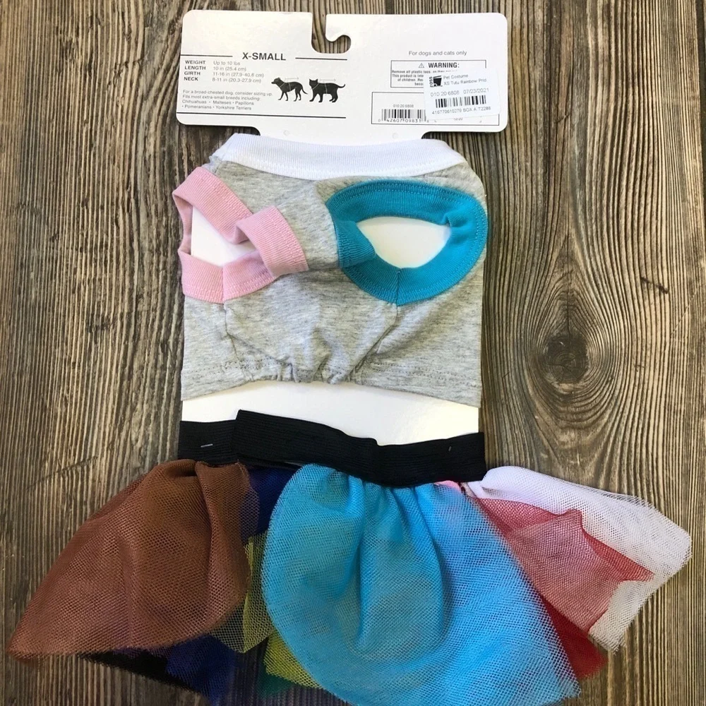 NWT Target I Heart My Family Gay Pride LGBTQ+ Pet Costume Tutu